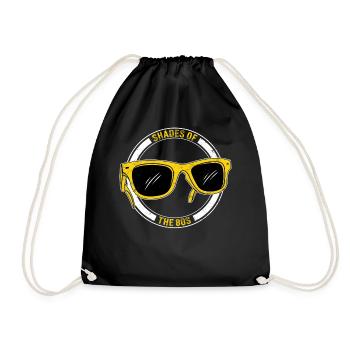 Fashion Shirt, Shades Of The 80's Tee, Gift For - Drawstring Bag - black - Front