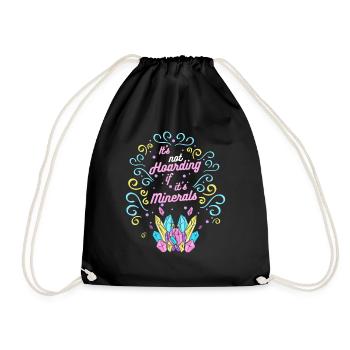 Ne pas thésauriser s’il s’agit de minéraux Géologue Minéral - Sac de sport léger - noir - Devant