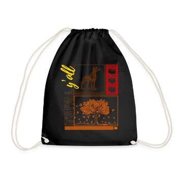 Chemise de vacances, c’est l’automne Y’all Tee, cadeau pour - Sac de sport léger - noir - Devant