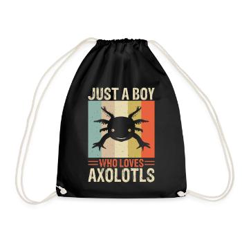 Axolotl - Sac de sport léger - noir - Devant