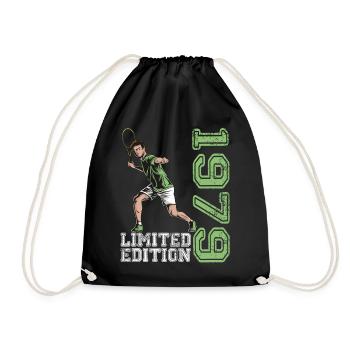 Limited Edition 1979 Limited Edition Tennis - Drawstring Bag - black - Front