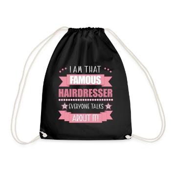 Coiffeur Profession Femme Cadeau - Sac de sport léger - noir - Devant