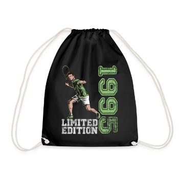 Limited Edition 1995 Limited Edition Tennis - Drawstring Bag - black - Front
