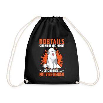 Bobtail pas seulement chien vieux chien de berger anglais - Sac de sport léger - noir - Devant