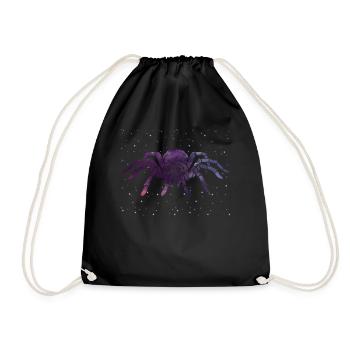 Motif d’étoile d’araignée céleste - Sac de sport léger - noir - Devant