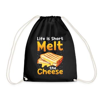 Sandwich, Fromage, Grilled Cheese, Pain - Sac de sport léger - noir - Devant