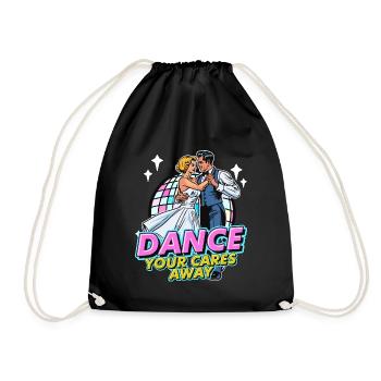 Ballroom Dance Your Cares Dancing Ballroom Dancer - Turnbeutel - Schwarz - Vorne