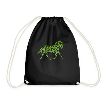 Licorne Saint-Patrick Licorne japonaise - Sac de sport léger - noir - Devant