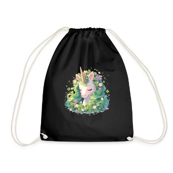Licorne Saint-Patrick Licorne japonaise - Sac de sport léger - noir - Devant