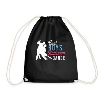Ballroom Dance Cool Boys Ballroom Dance Dancing - Turnbeutel - Schwarz - Vorne