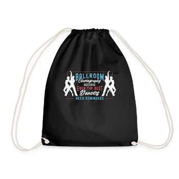 Ballroom Dance Ballroom Choreography Loves Dancing - Drawstring Bag - black - Front