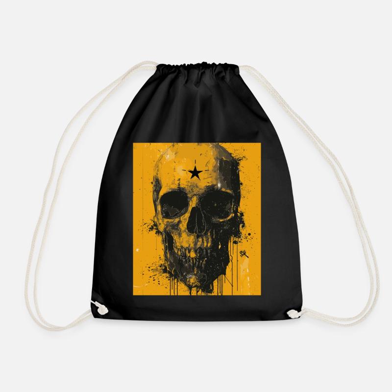 The Skull - Skull, Totenkopf, Teufel - Turnbeutel - Schwarz