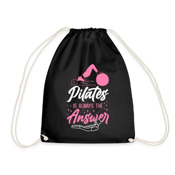 Pilates Instructor Teacher Pilates - Turnbeutel - Schwarz - Vorne