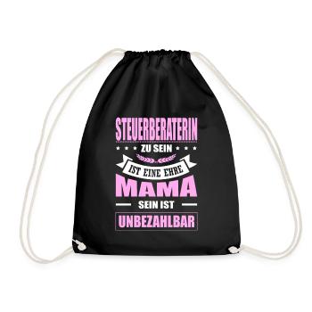 Steuerberaterin Zu Sein Eine Ehre Mama Mutter - Turnbeutel - Schwarz - Vorne