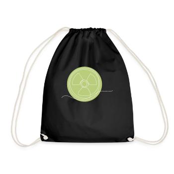 Centrale nucléaire d’uranium de Lineart Energy - Sac de sport léger - noir - Devant