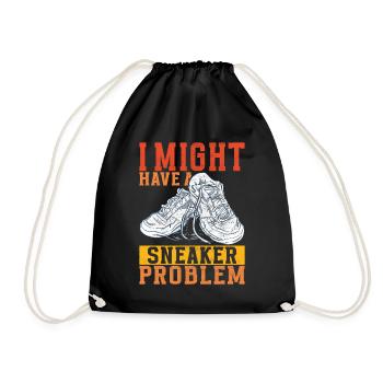 Sneakerhead Sneaker Collector - Drawstring Bag - black - Front