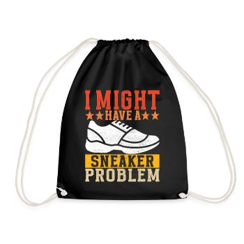 Sneakerhead Sneaker Collector - Drawstring Bag - black - Front