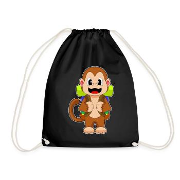 Sac à dos Monkey Hiker Randonnée - Sac de sport léger - noir - Devant