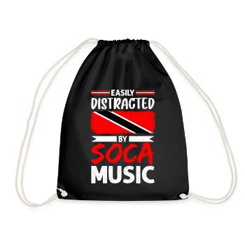 Soca Tanz Trinidad Tobago - Turnbeutel - Schwarz - Vorne