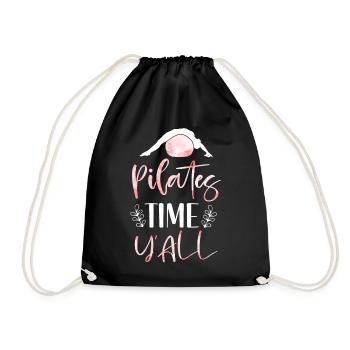 Instructeur de Pilates Professeur Fille - Sac de sport léger - noir - Devant