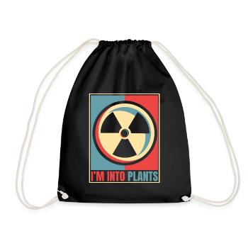 I'm Into Plants Energy Uranium Operator Nuclear - Drawstring Bag - black - Front