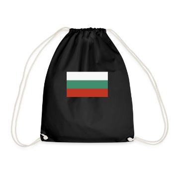 Drapeau de la Bulgarie - Sac de sport léger - noir - Devant