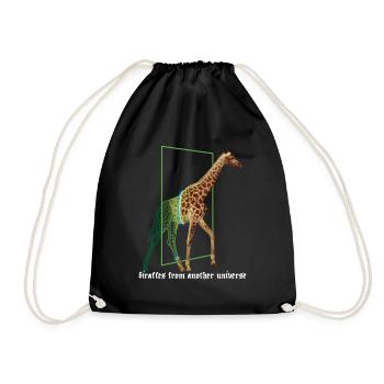 Giraffen aus einem anderen Universum Nubisch-Afrikaner - Turnbeutel - Schwarz - Vorne