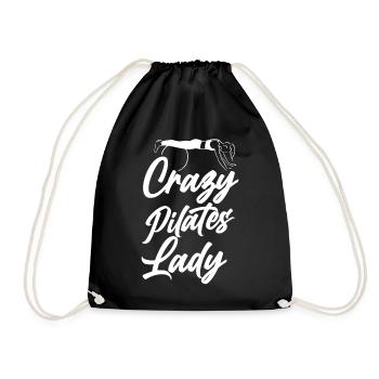 Pilates Instructor Teacher Crazy - Turnbeutel - Schwarz - Vorne