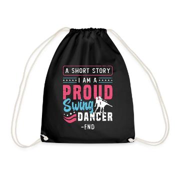 Swing Dancer A Short Story I Am A Dancing Lover - Turnbeutel - Schwarz - Vorne