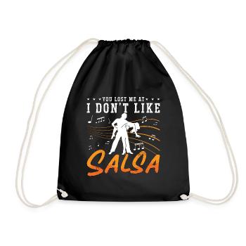 Salsa Dance You Lost Me Mambo Dance Salsa Dancer - Turnbeutel - Schwarz - Vorne