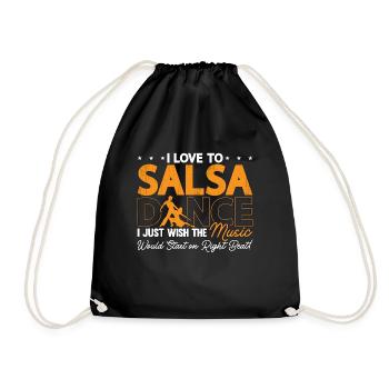 Salsa Dance I Love To Salsa Dancing Salsa Dancer - Turnbeutel - Schwarz - Vorne