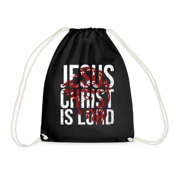 Jésus-Christ est Seigneur - Sac de sport léger - noir - Devant