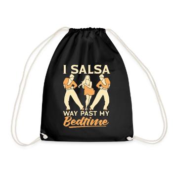 Salsa Dance I Salsa Way Past Dance Sport Dancing - Drawstring Bag - black - Front