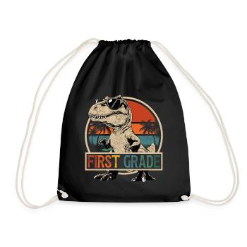 Lunettes de soleil Dinosaur T-Rex de 1ère classe Dino - Sac de sport léger - noir - Devant