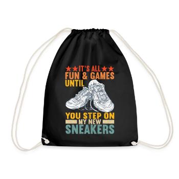 Sneakerhead Sneaker Collector - Drawstring Bag - black - Front