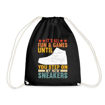 Sneakerhead Sneaker Collector - Drawstring Bag - black - Front