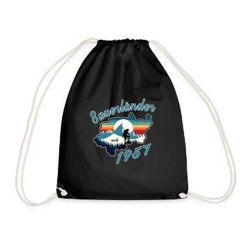 1957 anniversaire Sauerländer Original Retro Sunset - Sac de sport léger - noir - Devant
