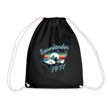 1971 anniversaire Sauerländer Original Retro Sunset - Sac de sport léger - noir - Devant