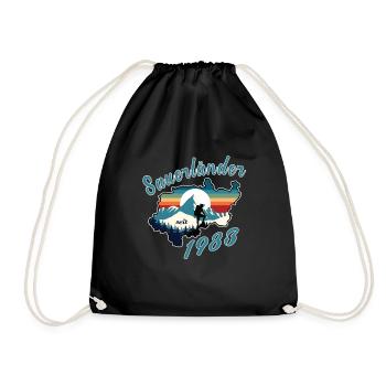 1983 anniversaire Sauerländer Original Retro Sunset - Sac de sport léger - noir - Devant
