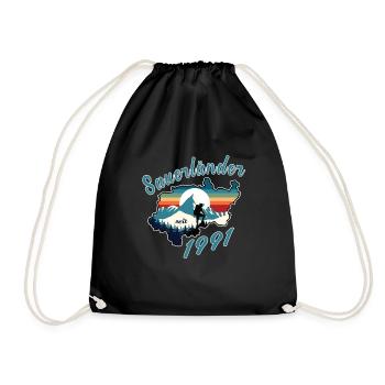 1991 anniversaire Sauerländer Original Retro Sunset - Sac de sport léger - noir - Devant