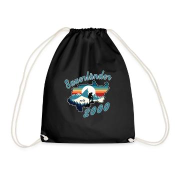 2000 anniversaire Sauerländer Original Retro Sunset - Sac de sport léger - noir - Devant