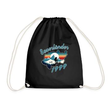1999 anniversaire Sauerländer Original Retro Sunset - Sac de sport léger - noir - Devant