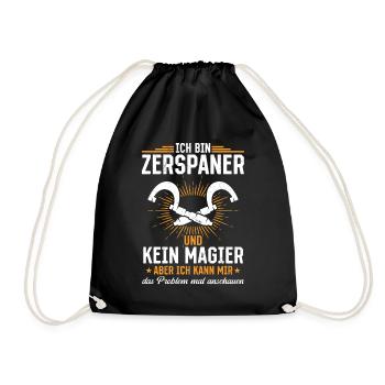 Precision instead of magic - Drawstring Bag - black - Front