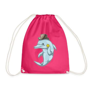 Dolphin Poker Jetons de Poker - Sac de sport léger - fuchsia - Devant