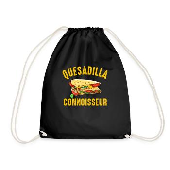 quesadillas mexican food - Turnbeutel - Schwarz - Vorne