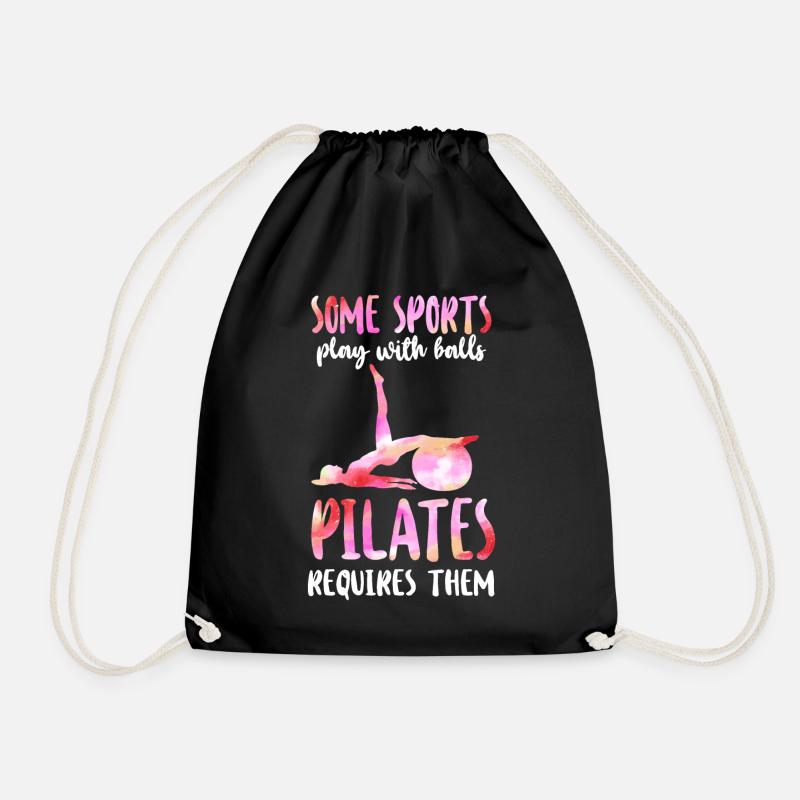 Pilates Instructor Teacher Some - Turnbeutel - Schwarz