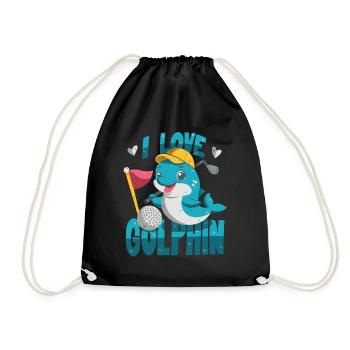 J’aime Golphin - Sac de sport léger - noir - Devant