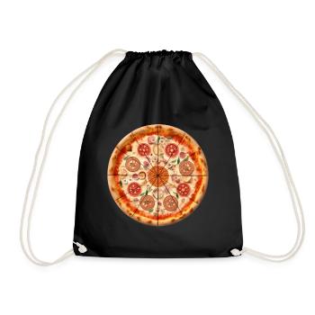 Pizza Compass School Counseling Week - Drawstring Bag - black - Front