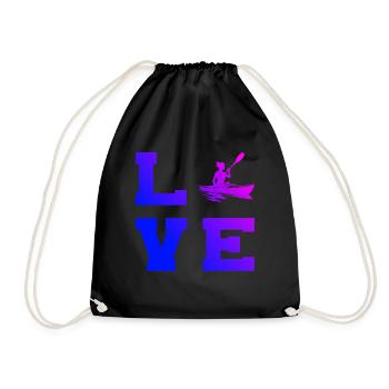 Canoë Kayak Femmes Kayak Kayak Homme - Sac de sport léger - noir - Devant