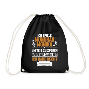 Mundharmonikaspieler hat immer Recht Harmonicist - Sac de sport léger - noir - Devant